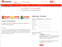 Tablet Screenshot of oraprofiles.com